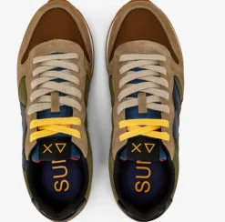 SNEAKERS JAKI BICOLOR MILITARE/BEIGE