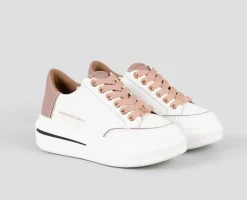 SNEAKERS LANCASTER WOMAN WHITE NUDE