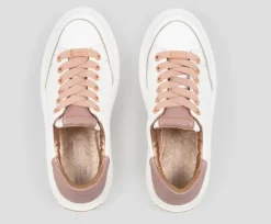 SNEAKERS LANCASTER WOMAN WHITE NUDE