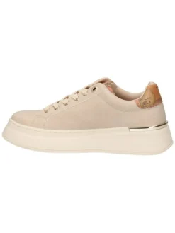 SNEAKERS LOGO LATERALE TAUPE