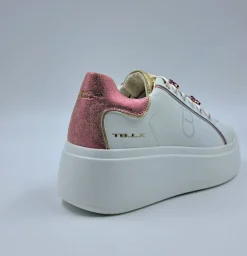 SNEAKERS PELLE ELETTRA TOSCA BLU CHARMS FUCSIA