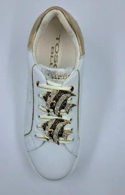 SNEAKERS PELLE ELETTRA TOSCA BLU CHARMS