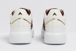 SNEAKERS PELLE FASCIA ANIMALIER