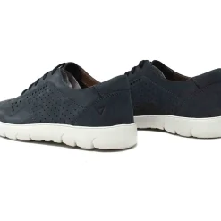 SNEAKERS PELLE NABUK BLU