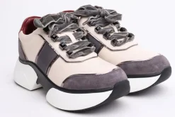 SNEAKERS PELLE PLAT LATTE