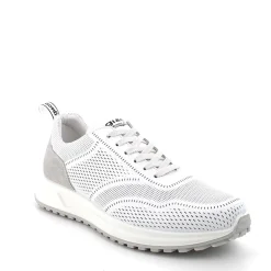 SNEAKERS PELLE TRAFORATA BIANCA