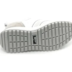 SNEAKERS PELLE TRAFORATA BIANCA