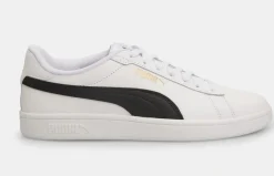 SNEAKERS PUMA SCARPE UOMO SMASH 3.0 MAN BIANCO BLACK