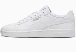 SNEAKERS PUMA UOMO SCARPE SMASH 3.0 SUPERLOGO BIANCO