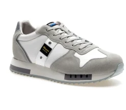 SNEAKERS QUEENS PELLE BIANCO