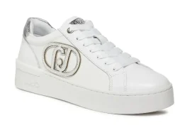 SNEAKERS SILVIA IN PELLE MAXI LOGO