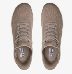 SNEAKERS SLIP INS SKECHERS DONNA TAUPE