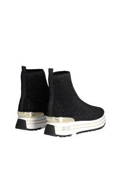 SNEAKERS SOCK STRASS BLACK