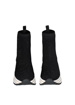 SNEAKERS SOCK STRASS BLACK