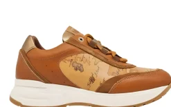 SNEAKERS STAMPA GEO DETTAGLI CAMOSCIO