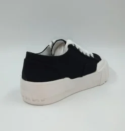 SNEAKERS TELA COTONE NERO