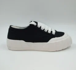 SNEAKERS TELA COTONE NERO