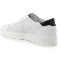 SNEAKERS TOTAL WHITE DETTAGLI NERI
