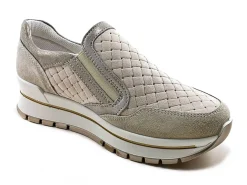 SNEAKERS TRAPUNTATA SLIPON BEIGE