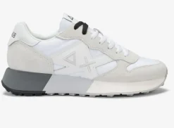 SNEAKERS UOMO SUN68 JAKI 2.0 BICOLOR BIANCO