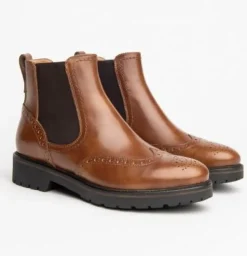 STIVALETTI CHELSEA CODA RONDINE CUOIO