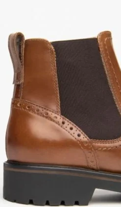 STIVALETTI CHELSEA CODA RONDINE CUOIO