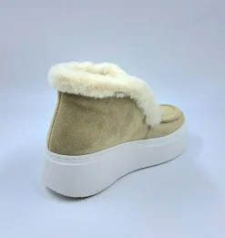 STIVALETTI MINI CAMOSCIO BEIGE