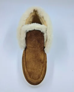 STIVALETTI MINI CAMOSCIO TABACCO