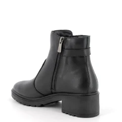 STIVALETTI PELLE APPLICAZIONE METALLICA