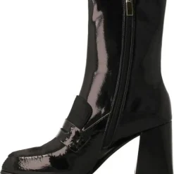 STIVALETTI PELLE DETTAGLIO CONTRASTO