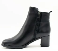 STIVALETTI PELLE NERA