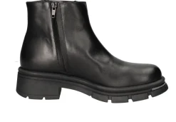 STIVALETTI PELLE ZIP DECORATIVA