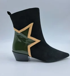 STIVALETTI TEXAN CAMOSCIO