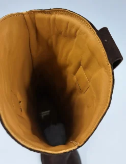 STIVALI CAMOSCIO TEXAN MEDI MARRONE