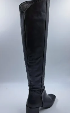 STIVALI IN PELLE GAMBALE ALTO