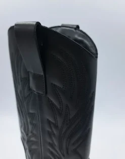 STIVALI PELLE TEXAN MEDI NERO