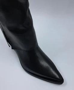 STIVALI TEXAN PELLE RISVOLTO