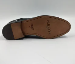 STRINGATE DERBY PELLE NERA