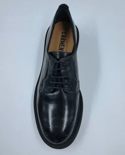 STRINGATE IN PELLE PATTY LACE NERA