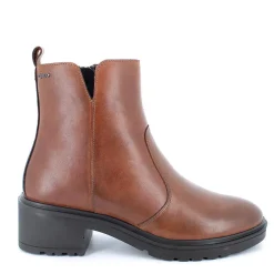 TRONCHETTI IN PELLE COGNAC