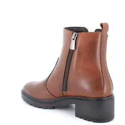 TRONCHETTI IN PELLE COGNAC