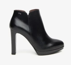 TRONCHETTI IN PELLE MORBIDA NERA