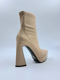 TRONCHETTI PELLE CAMMELLO PLATFORM