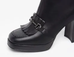 TRONCHETTI PELLE DECORAZIONE METALLICA