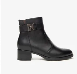 TRONCHETTI PELLE TACCO BASSO