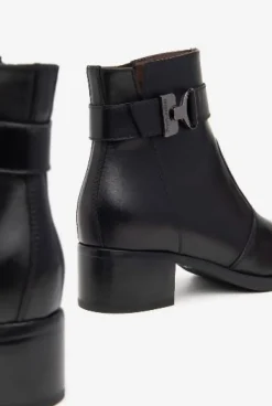 TRONCHETTI PELLE TACCO BASSO