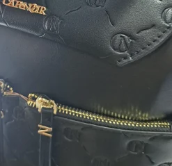 ZAINI LOGO ALL OVER ZIP GOLD